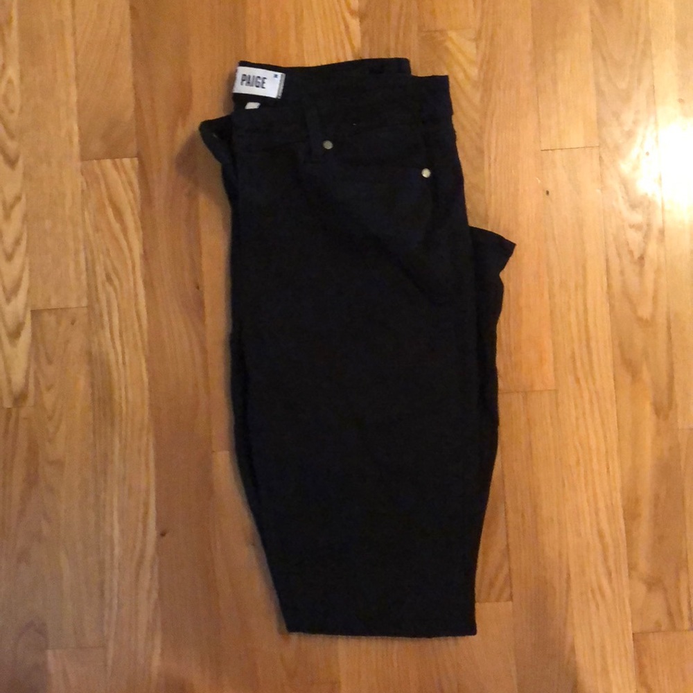 Black PAIGE Skinny Jeans